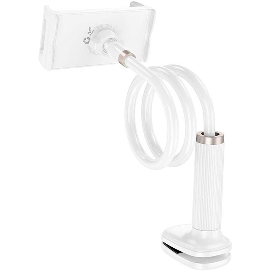 Держатель для смартфона/планшета HOCO HD10 Bamboo Lazy Stand White