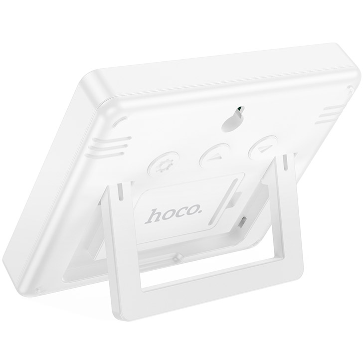 Термогігрометр HOCO HX41 Indoor Electronic Clock with Hygrothermometer White