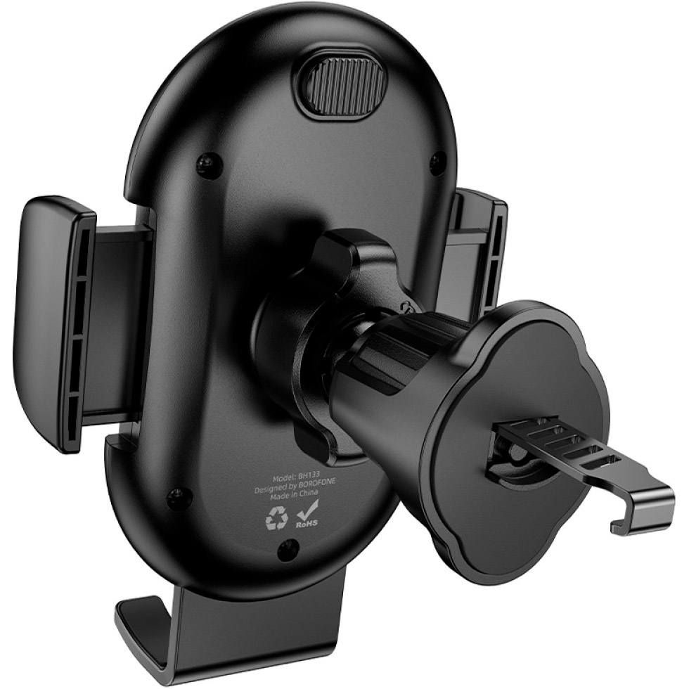 Автотримач для смартфона BOROFONE BH133 Rio Push-Type Car Holder Air Outlet Black