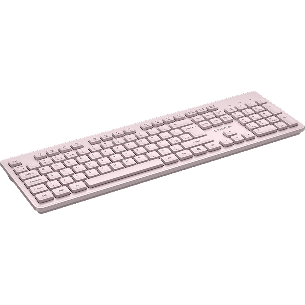 Клавиатура беспроводная CANYON HKB-W01 Beige (CNS-HKBW01BG)