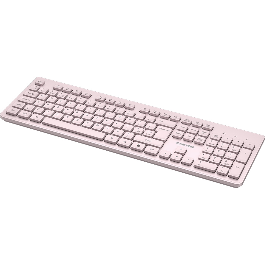 Клавиатура беспроводная CANYON HKB-W01 Beige (CNS-HKBW01BG)
