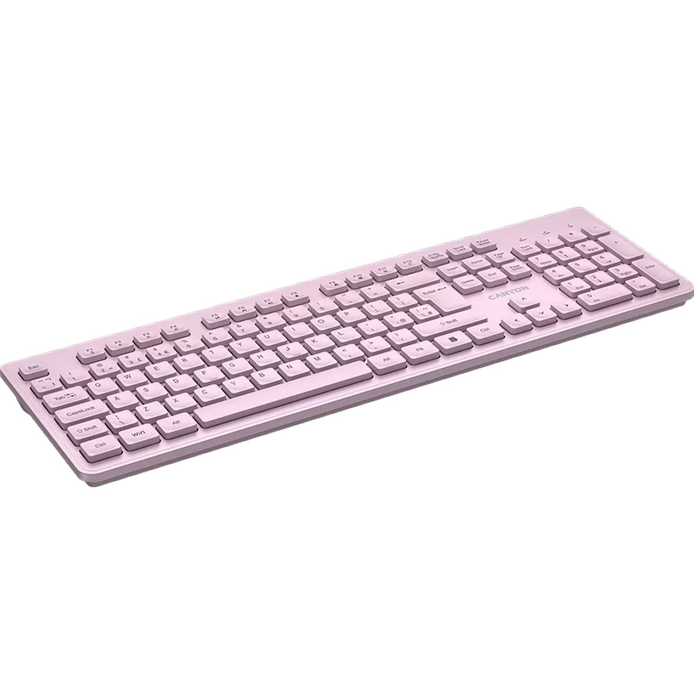 Клавиатура беспроводная CANYON HKB-W01 Pink (CNS-HKBW01P)