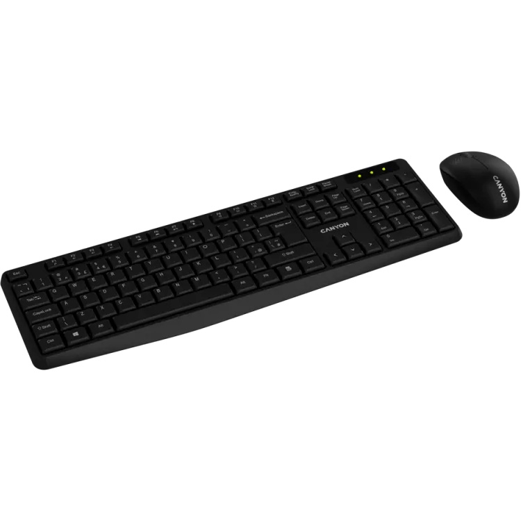 Комплект бездротовий CANYON SET-W01 Black (CNE-HSETW01)