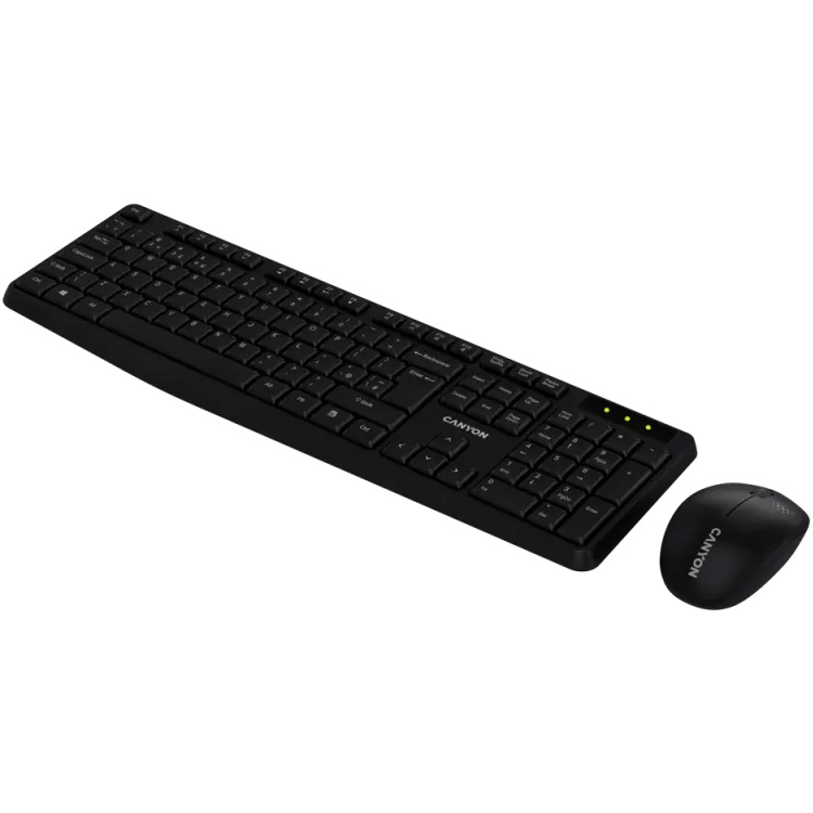 Комплект бездротовий CANYON SET-W01 Black (CNE-HSETW01)