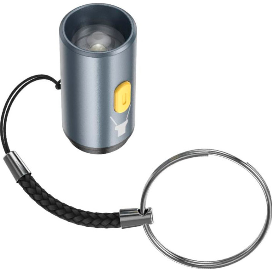 Фонарь-брелок HOCO UA38A Type-C to LED Light Gray