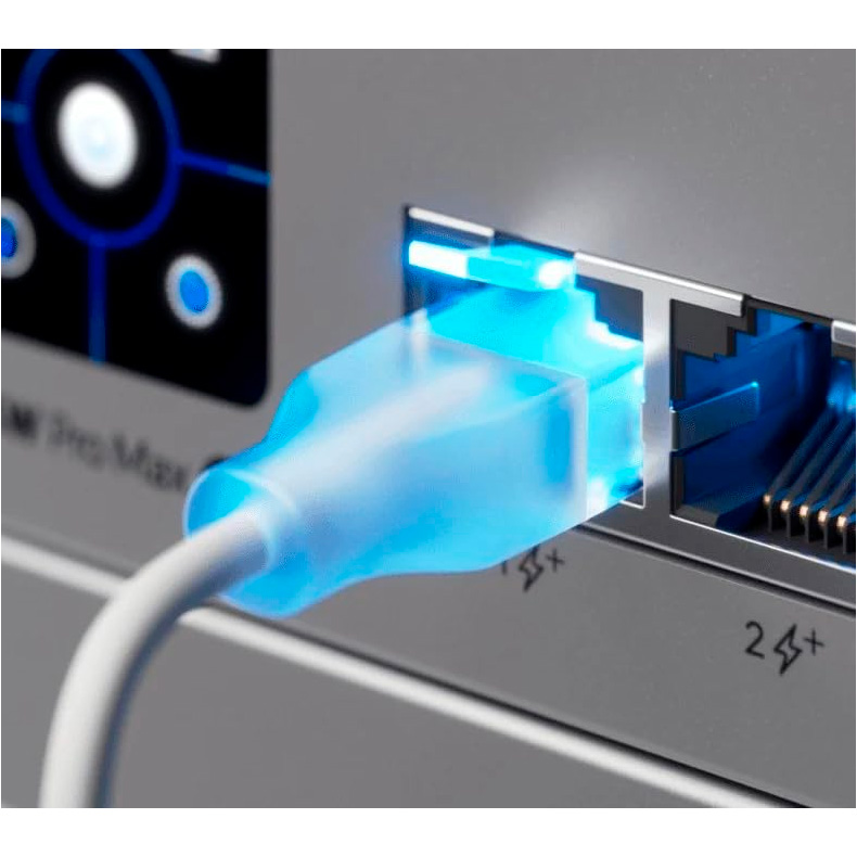 Патч-корд UBIQUITI Etherlighting U/UTP Cat.6 CU 0.3м White (UACC-CABLE-PATCH-EL-0.3M-W)