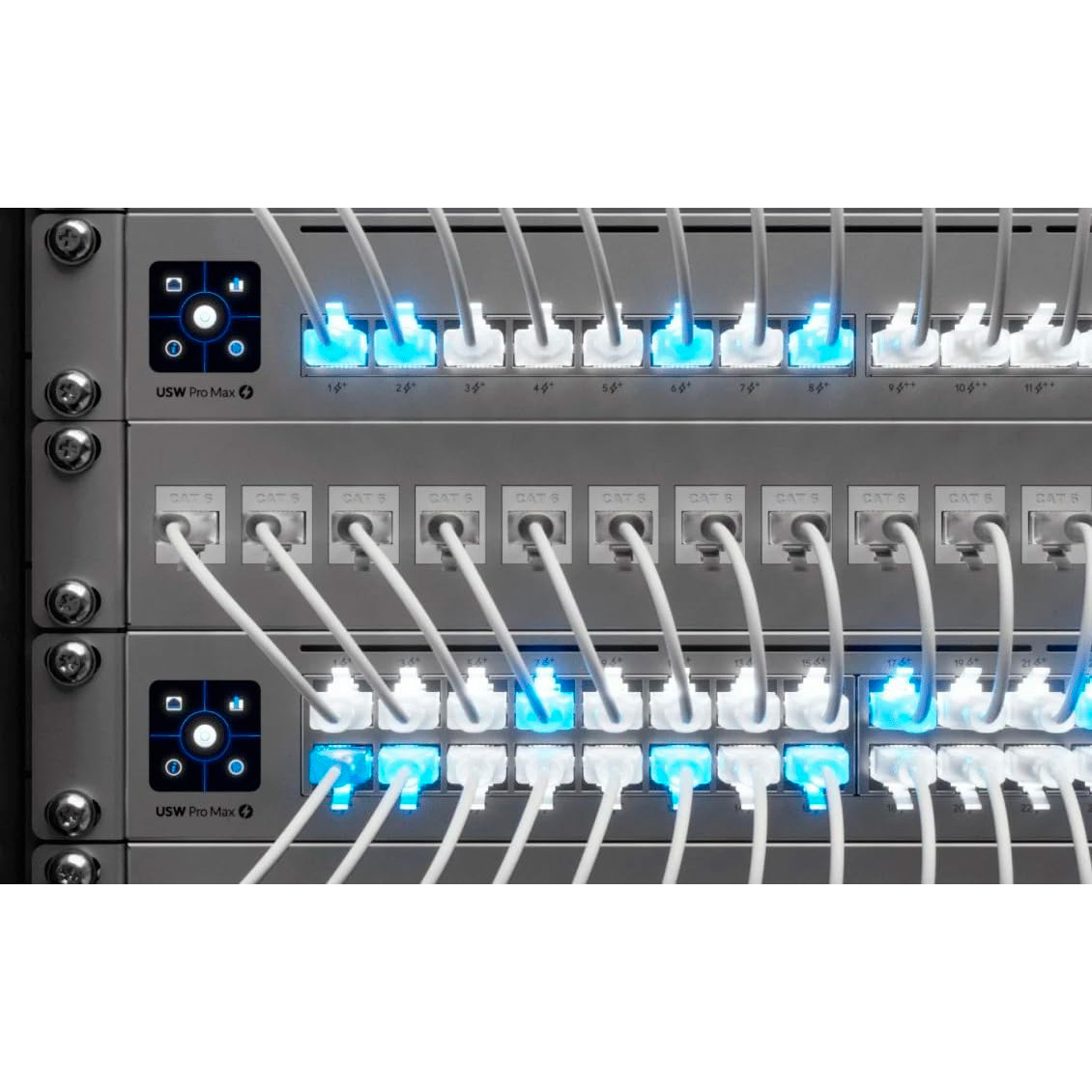 Патч-корд UBIQUITI Etherlighting U/UTP Cat.6 CU 0.3м White (UACC-CABLE-PATCH-EL-0.3M-W)
