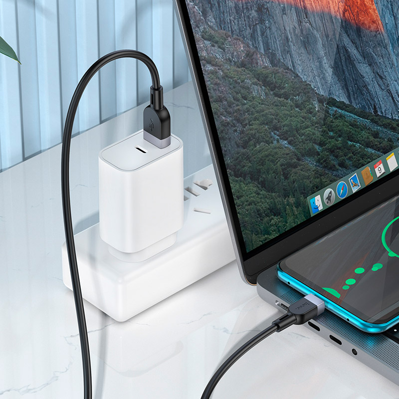 Кабель HOCO X109 Energy USB-A to Type-C 1м Black
