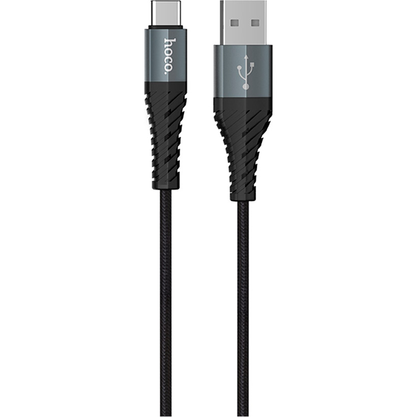 Кабель HOCO X38 Cool USB-A to Type-C 1м Black