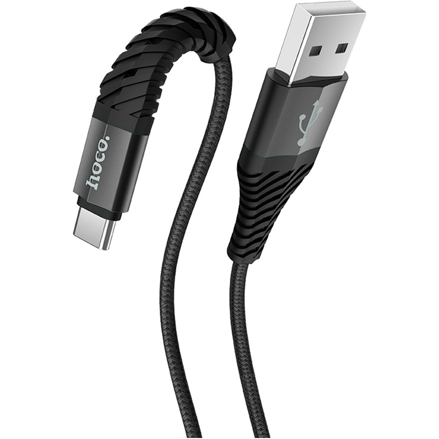 Кабель HOCO X38 Cool USB-A to Type-C 1м Black