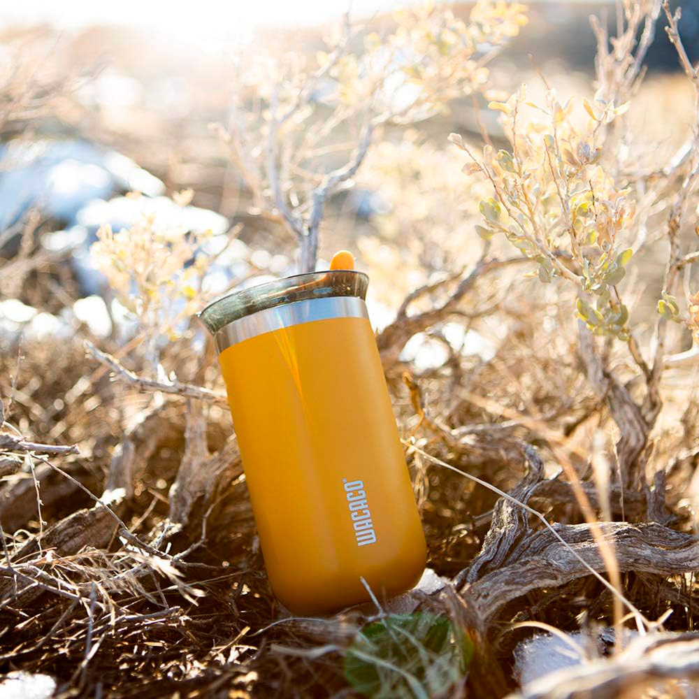 Термокружка WACACO Octaroma Lungo 0.3л Amber Yellow