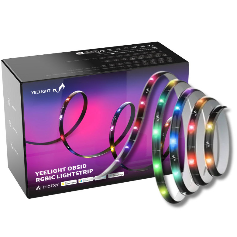 Розумна LED стрічка YEELIGHT Obsid RGBIC Light Strip RGBIC 2м (YLFWD-0025)