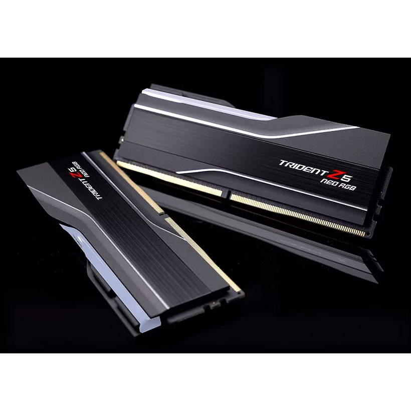 Модуль пам'яті G.SKILL Trident Z5 Neo RGB DDR5 6000MHz 64GB Kit 2x32GB Matte Black (F5-6000J3036G32GX2-TZ5NR)