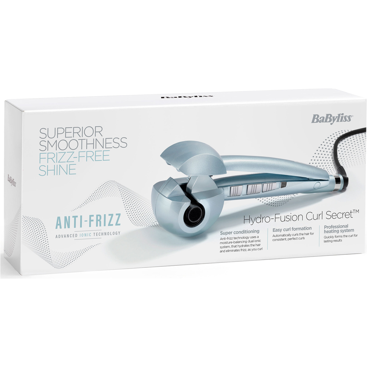 Автоматичний стайлер для завивки BABYLISS C1700E Hydro Fusion Anti Frizz Curl Secret
