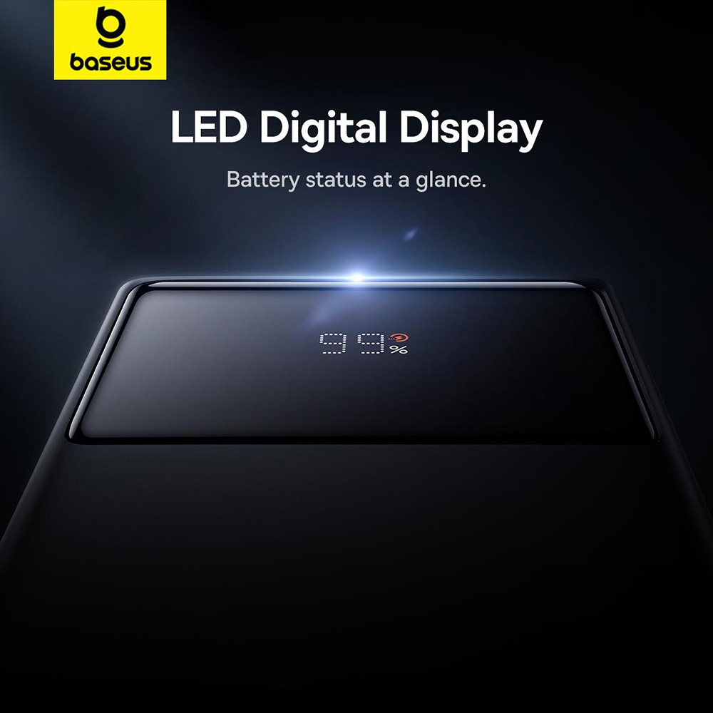 Повербанк BASEUS Star-Lord Digital Display Fast Charge 30W 30000mAh Black (P10022905113-00)