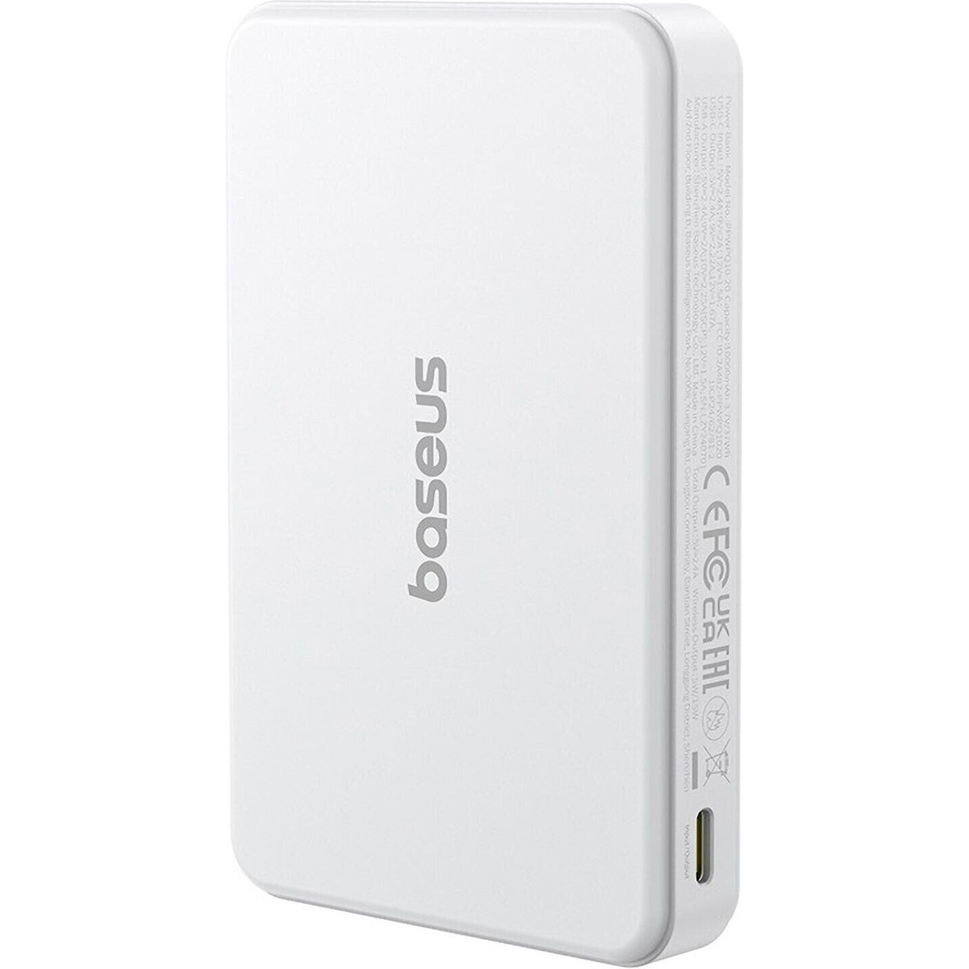 Повербанк MagSafe BASEUS Airpow II Qi2 Magnetic 22.5W 10000mAh Moon White (P10080000213-00)