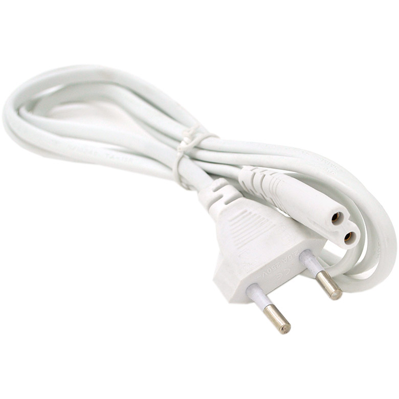 Кабель живлення VOLTRONIC CEE7/16-C7 1.5м White (PC-184CEE7/16-C7-CCA-1,5 WHITE)