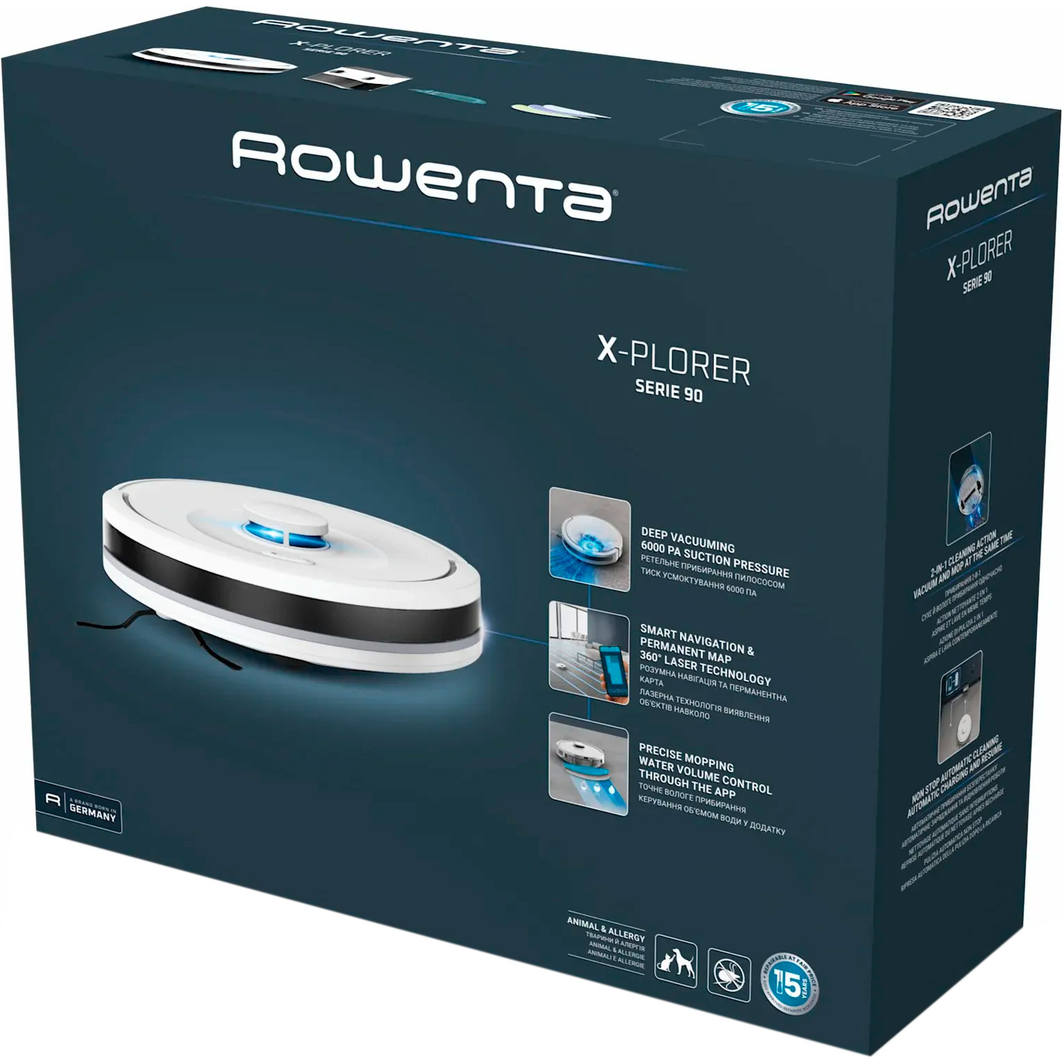 Робот-пилосос ROWENTA X-Plorer Serie 90 RR8777WH