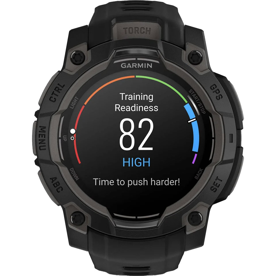 Смарт-годинник GARMIN Instinct 3 AMOLED 45mm Black with Black Band (010-02936-00)