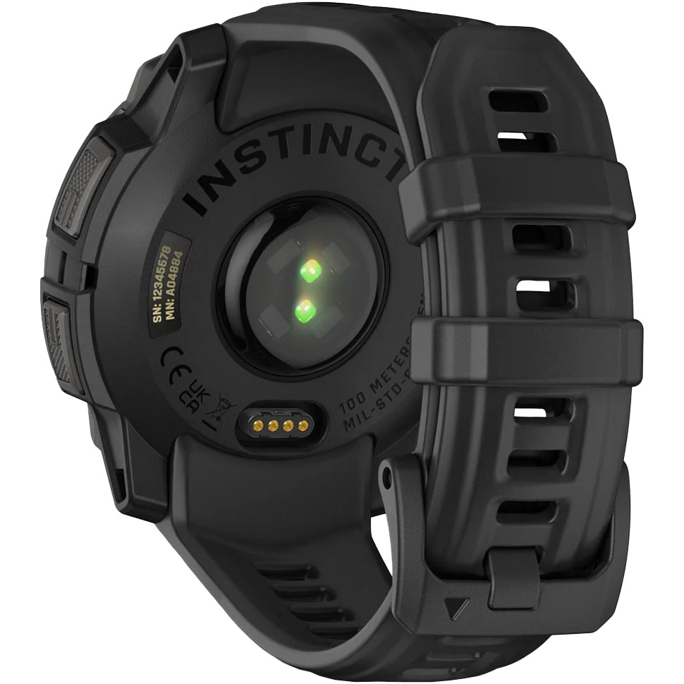 Смарт-годинник GARMIN Instinct 3 AMOLED 45mm Black with Black Band (010-02936-00)