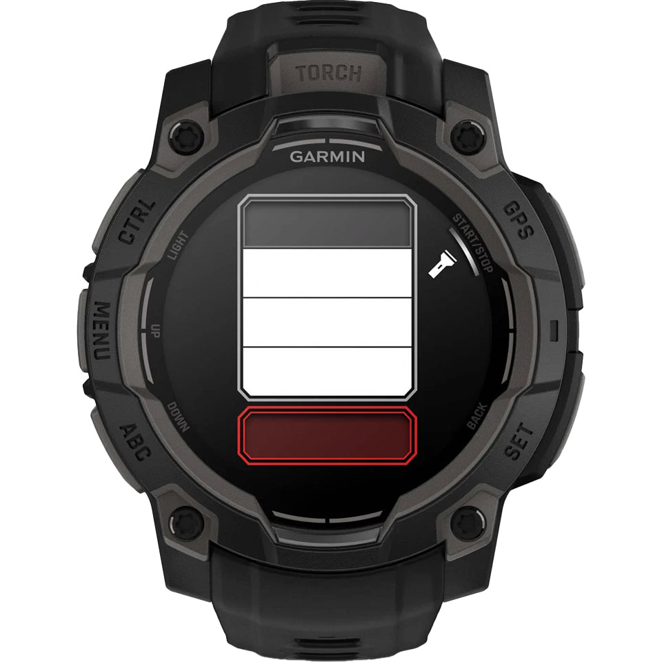 Смарт-годинник GARMIN Instinct 3 AMOLED 45mm Black with Black Band (010-02936-00)