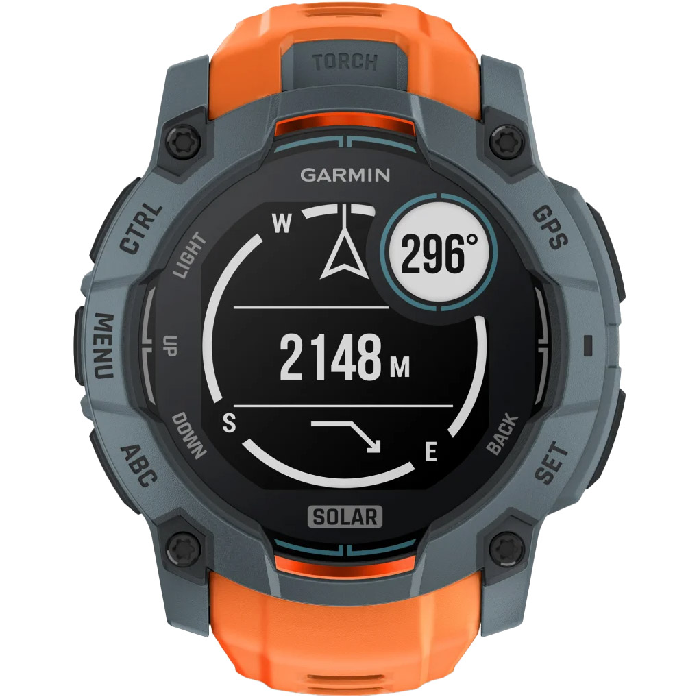 Смарт-годинник GARMIN Instinct 3 Solar 50mm Twilight with Solstice Band (010-02935-01)