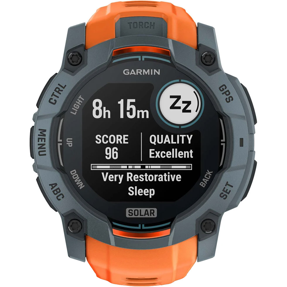 Смарт-годинник GARMIN Instinct 3 Solar 50mm Twilight with Solstice Band (010-02935-01)