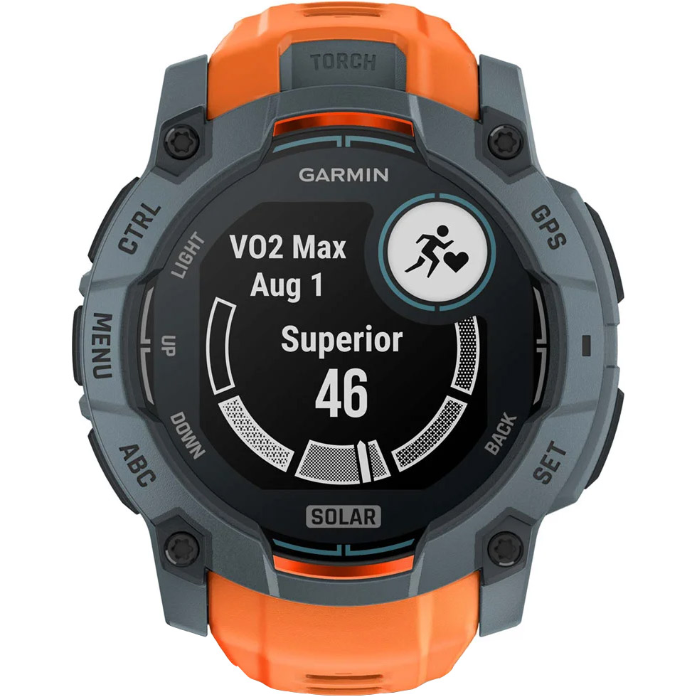 Смарт-годинник GARMIN Instinct 3 Solar 50mm Twilight with Solstice Band (010-02935-01)