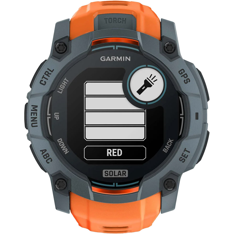 Смарт-годинник GARMIN Instinct 3 Solar 50mm Twilight with Solstice Band (010-02935-01)
