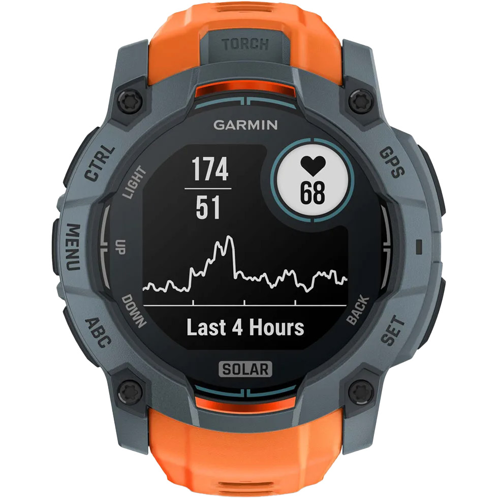 Смарт-годинник GARMIN Instinct 3 Solar 50mm Twilight with Solstice Band (010-02935-01)
