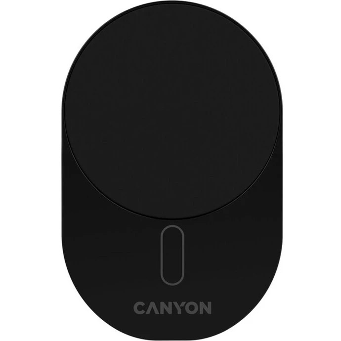 Автодержатель с беспроводной зарядкой CANYON Car Charger OnGrip 105 15W QI2 Wireless Black (CNS-CCH105B)