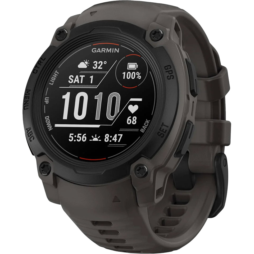 Смарт-годинник GARMIN Instinct E 40mm Black with Charcoal Band (010-02932-00)