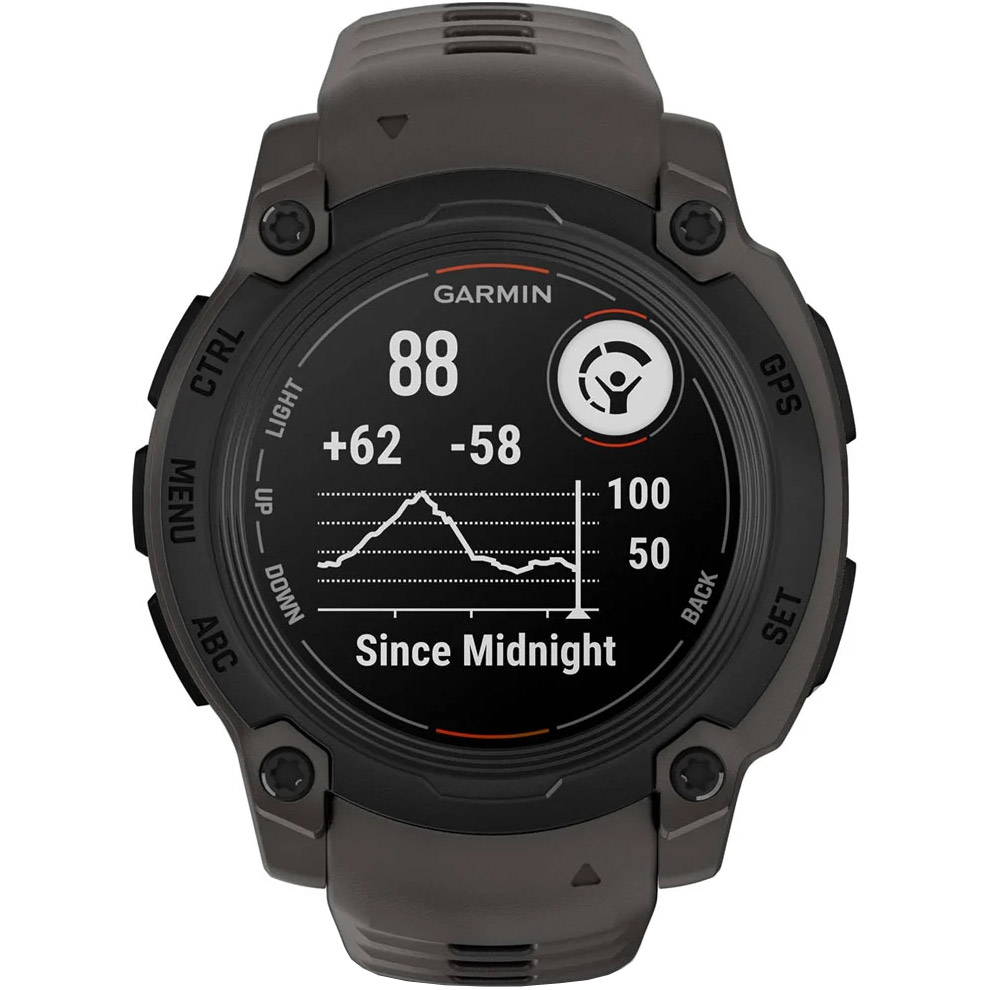 Смарт-годинник GARMIN Instinct E 40mm Black with Charcoal Band (010-02932-00)