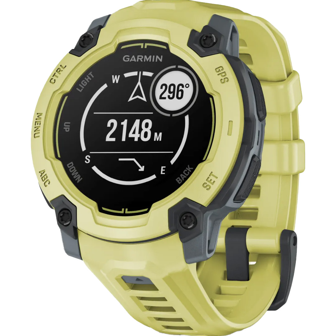 Смарт-годинник GARMIN Instinct E 45mm Electric Lime with Electric Lime Band (010-02933-01)