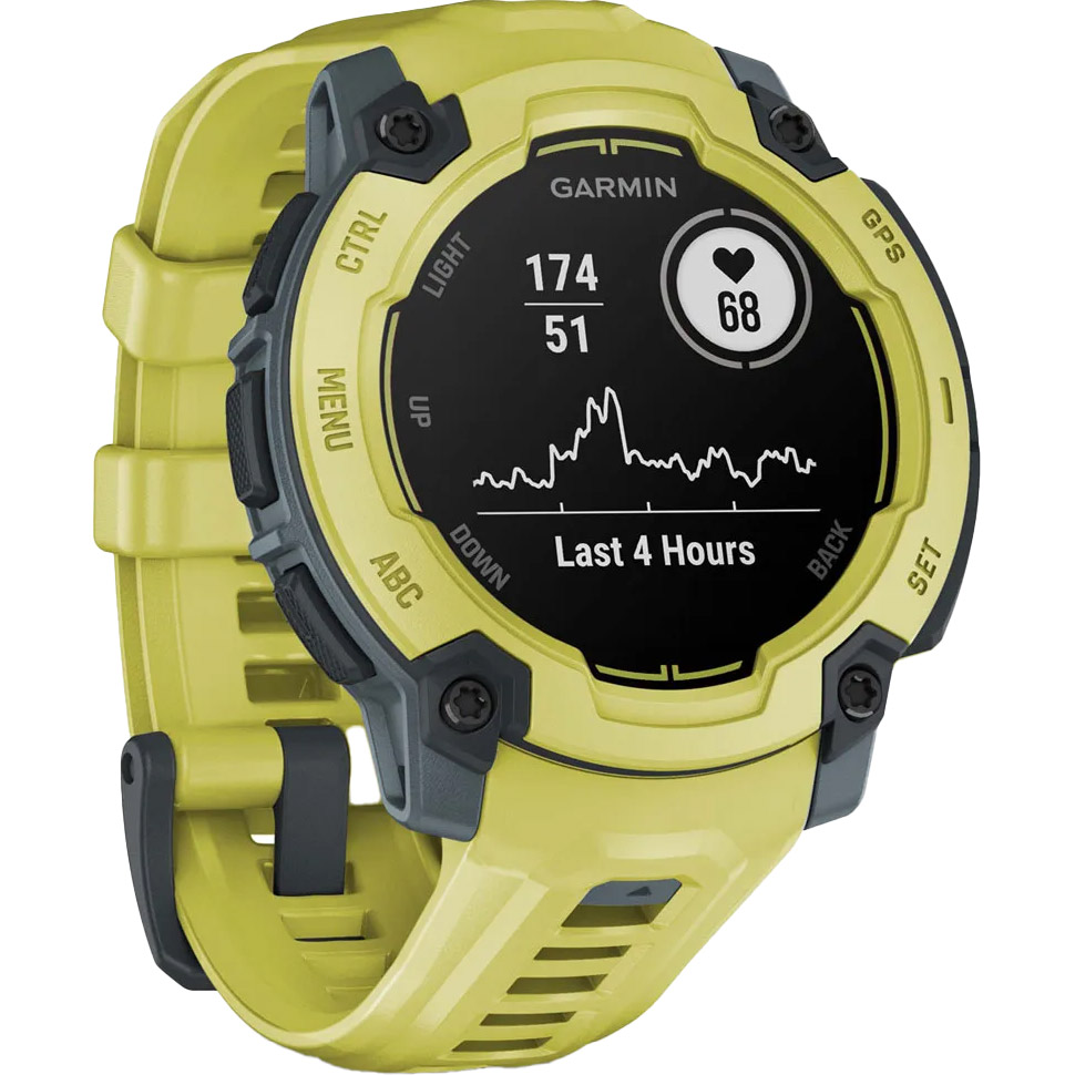 Смарт-годинник GARMIN Instinct E 45mm Electric Lime with Electric Lime Band (010-02933-01)