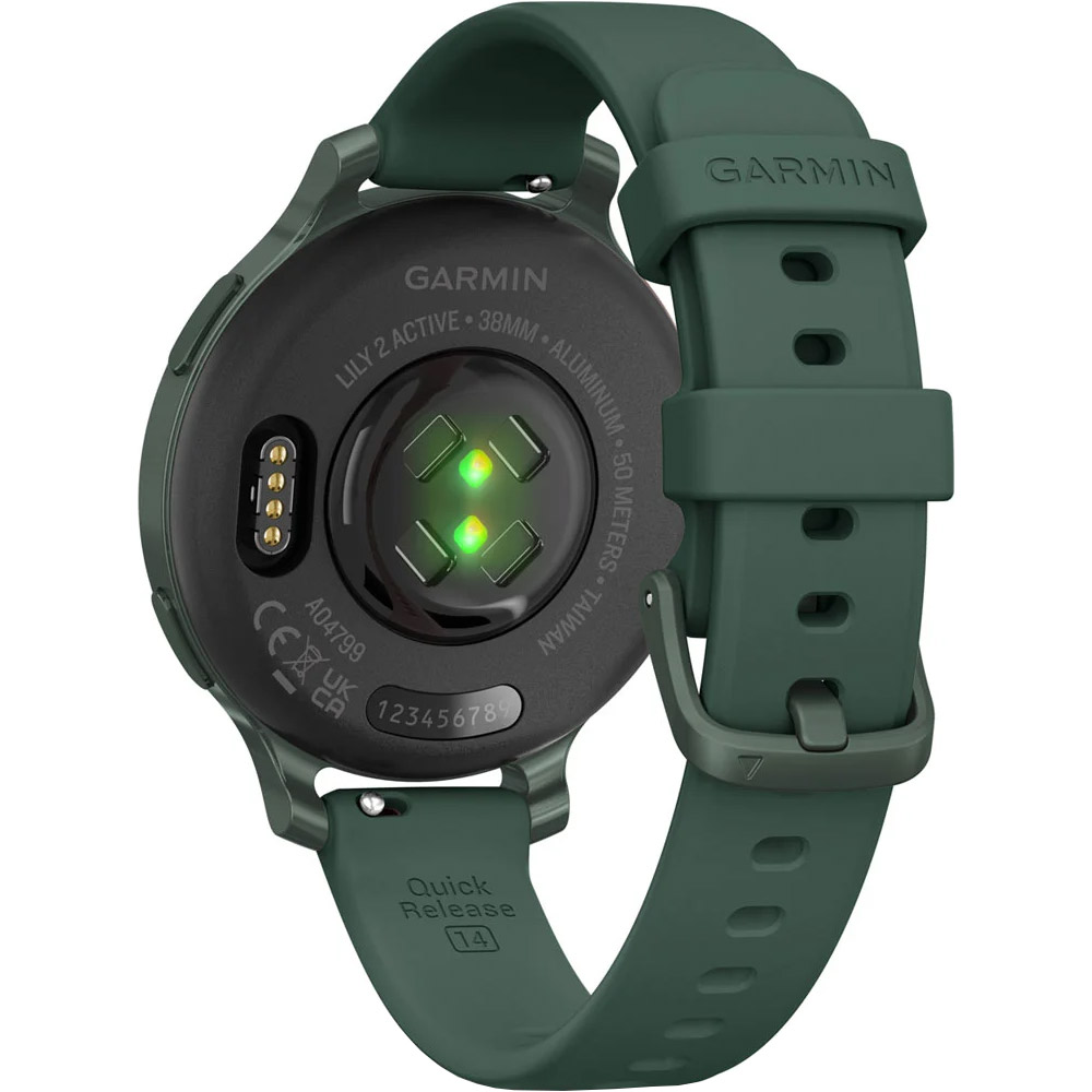 Смарт-годинник GARMIN Lily 2 Active Jasper Green with Jasper Green Silicone Band (010-02891-02)