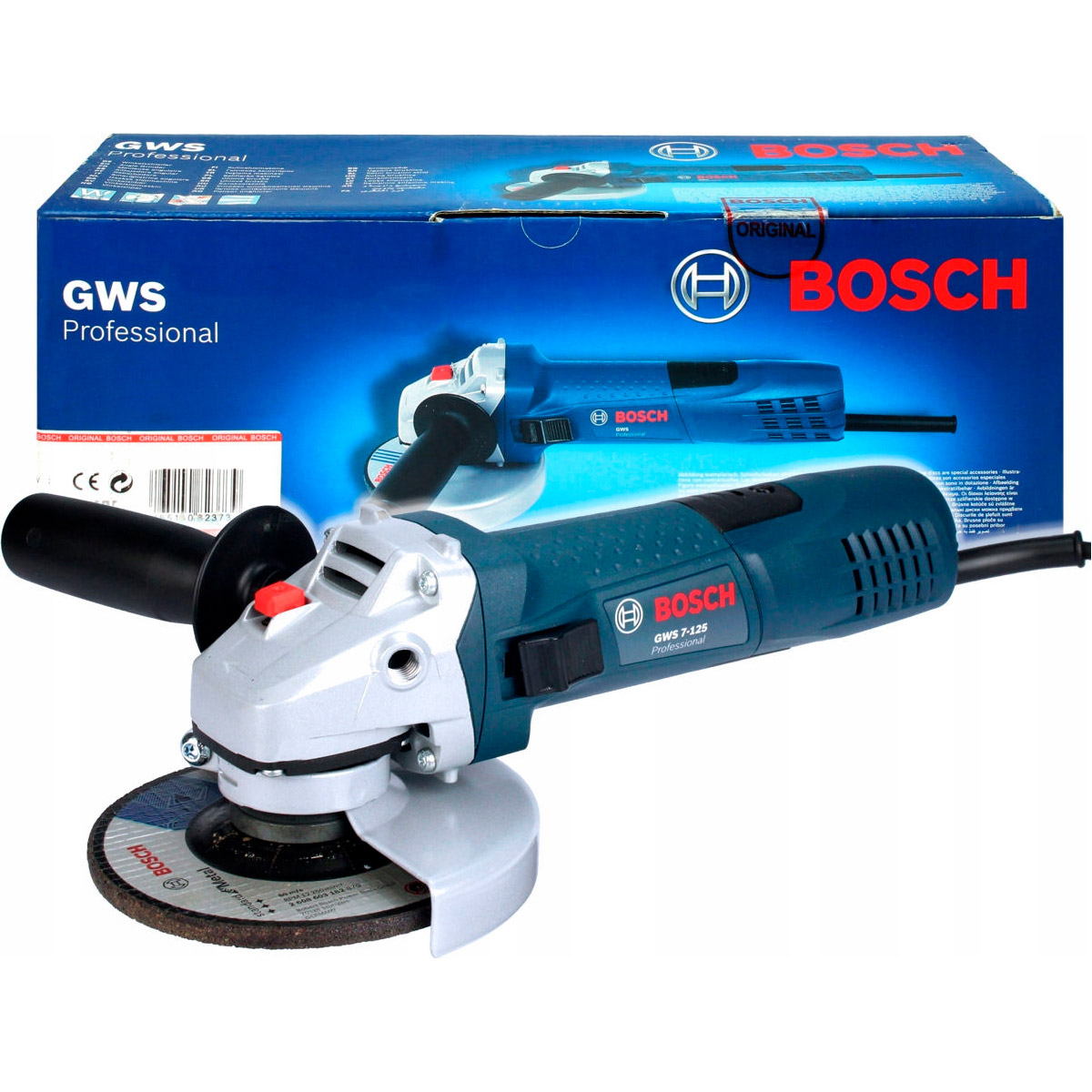 Кутова шліфувальна машина BOSCH GWS 7-125 Professional (0.601.388.108)