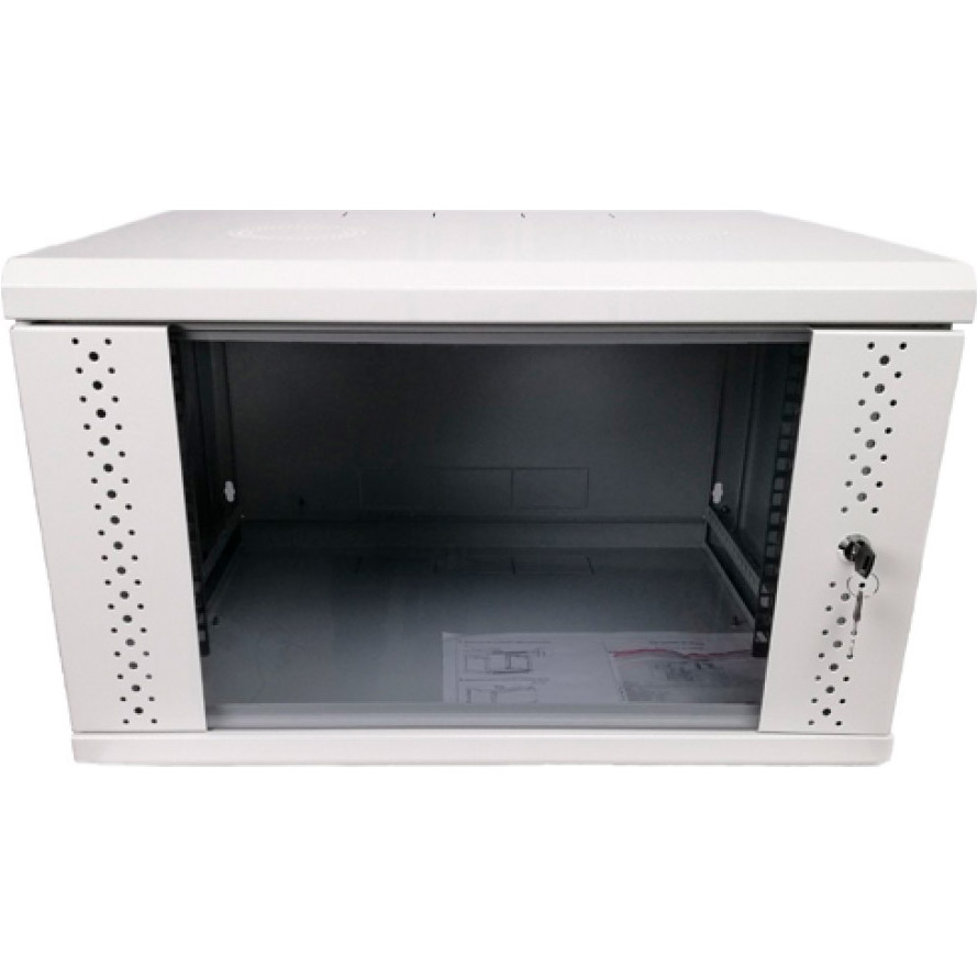 Настенный шкаф 19" ESERVER ES-E435G (4U, 600x350мм, RAL7011)