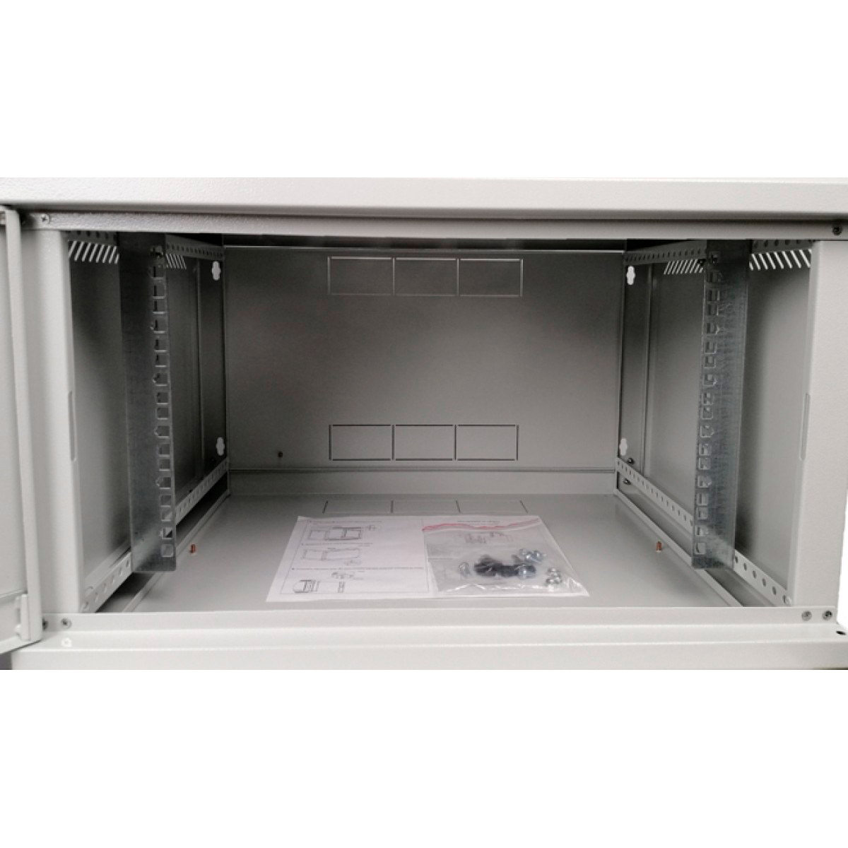 Настенный шкаф 19" ESERVER ES-E435G (4U, 600x350мм, RAL7011)