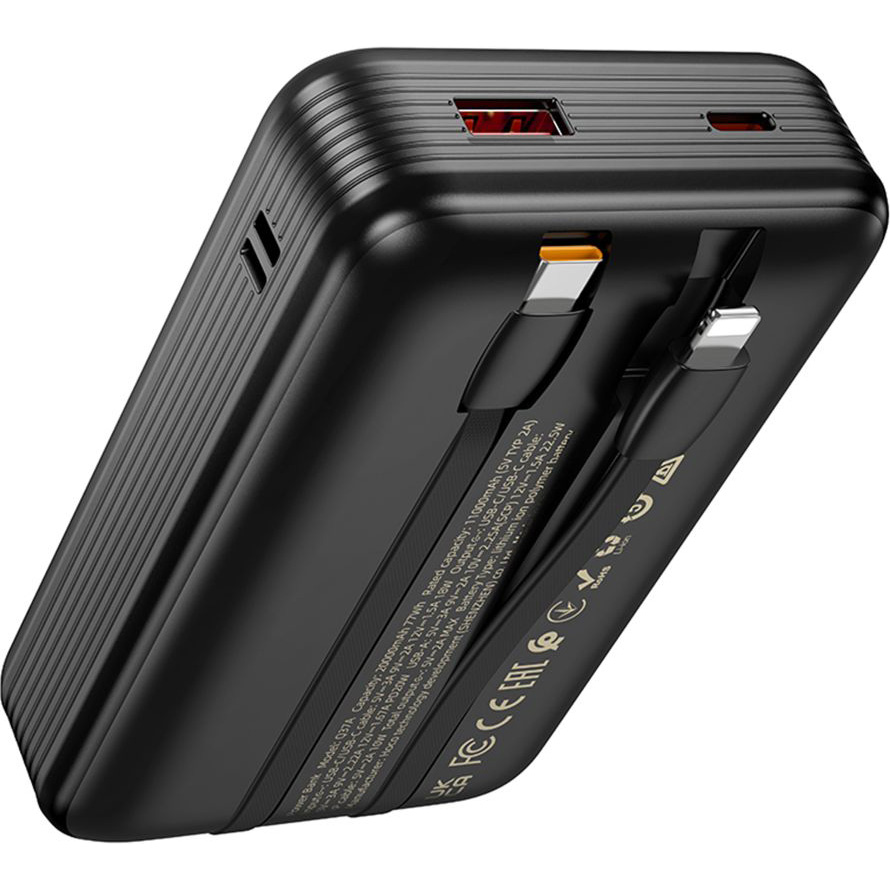 Повербанк HOCO Q37A Graceful 22.5W 20000mAh Black