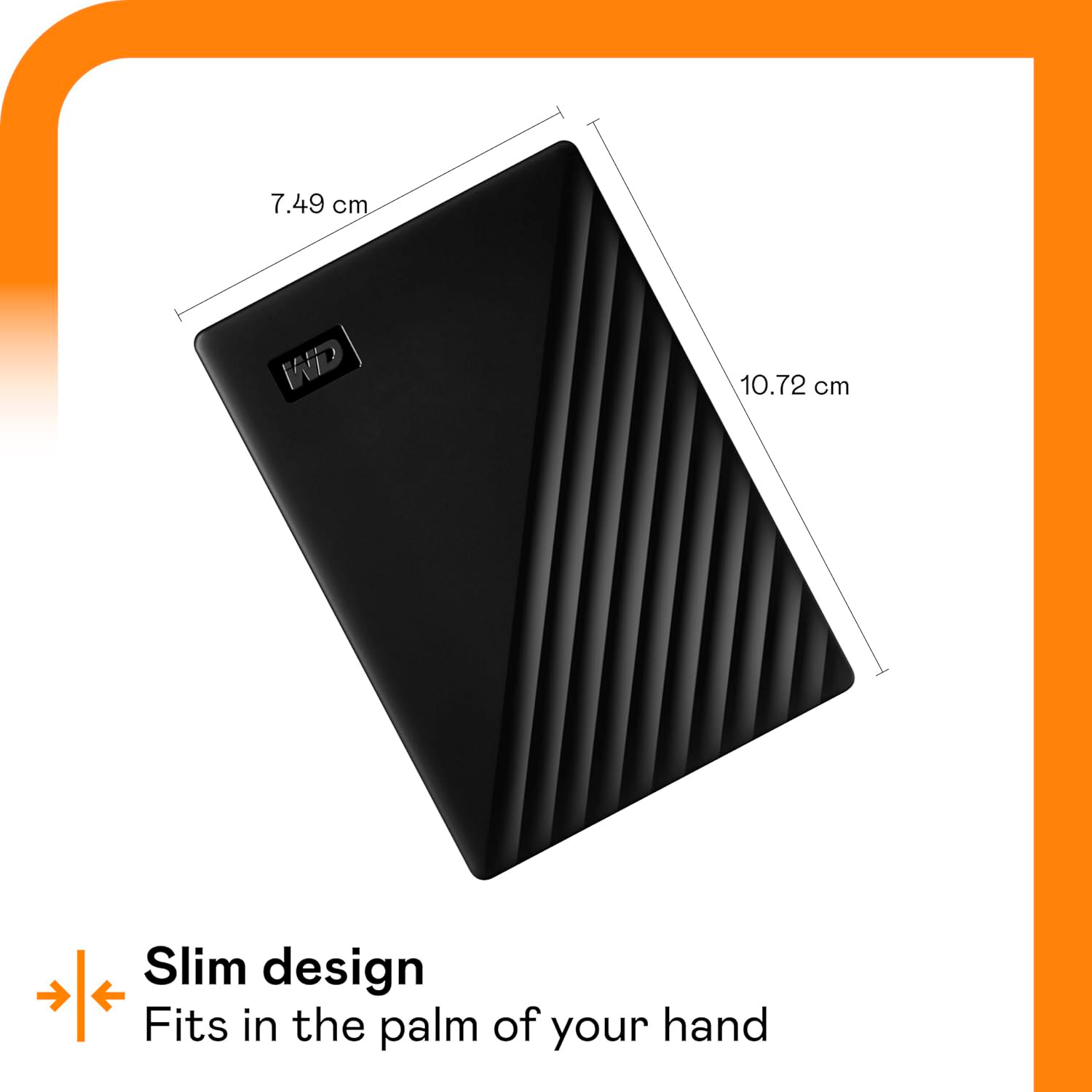 Портативний жорсткий диск WD My Passport 6TB USB3.2 Black (WDBR9S0060BBK-WESN)