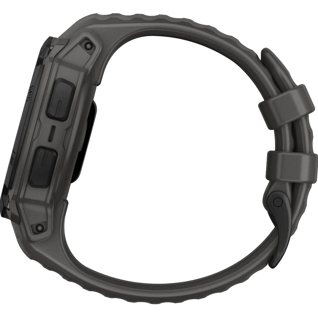 Смарт-годинник GARMIN Instinct E 45mm Black with Charcoal Band (010-02933-00)
