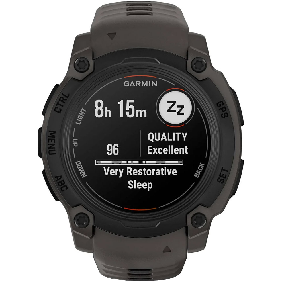 Смарт-годинник GARMIN Instinct E 45mm Black with Charcoal Band (010-02933-00)