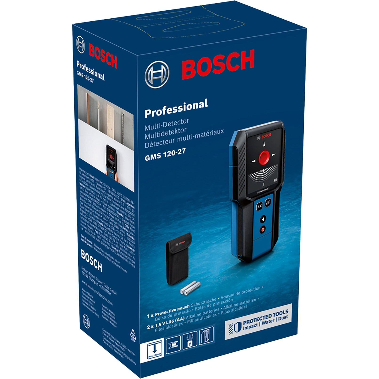 Детектор прихованої проводки BOSCH GMS 120-27 Professional (0.601.081.700)