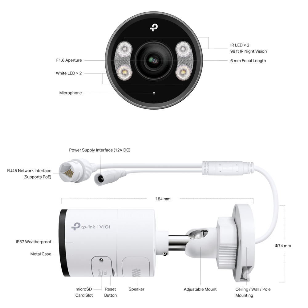 IP-камера TP-LINK VIGI C345 4mm