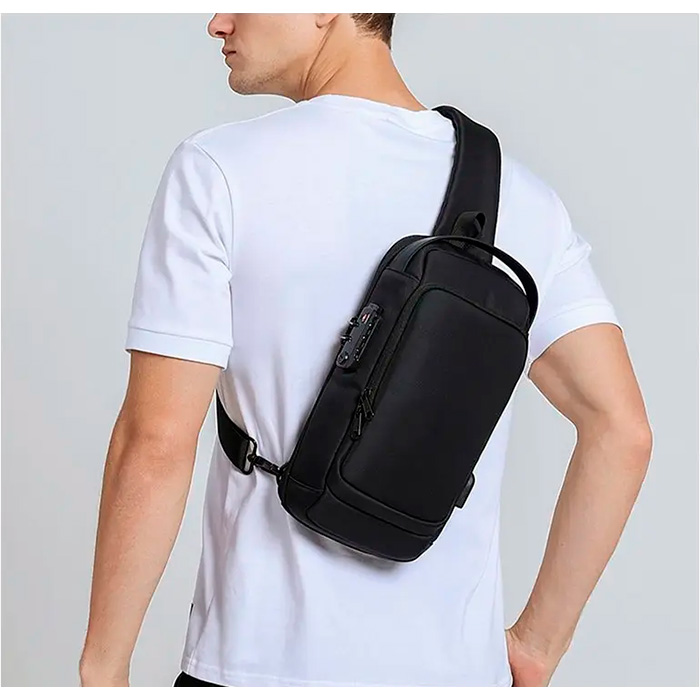 Рюкзак-слинг PORTO RNC-4043BK Black