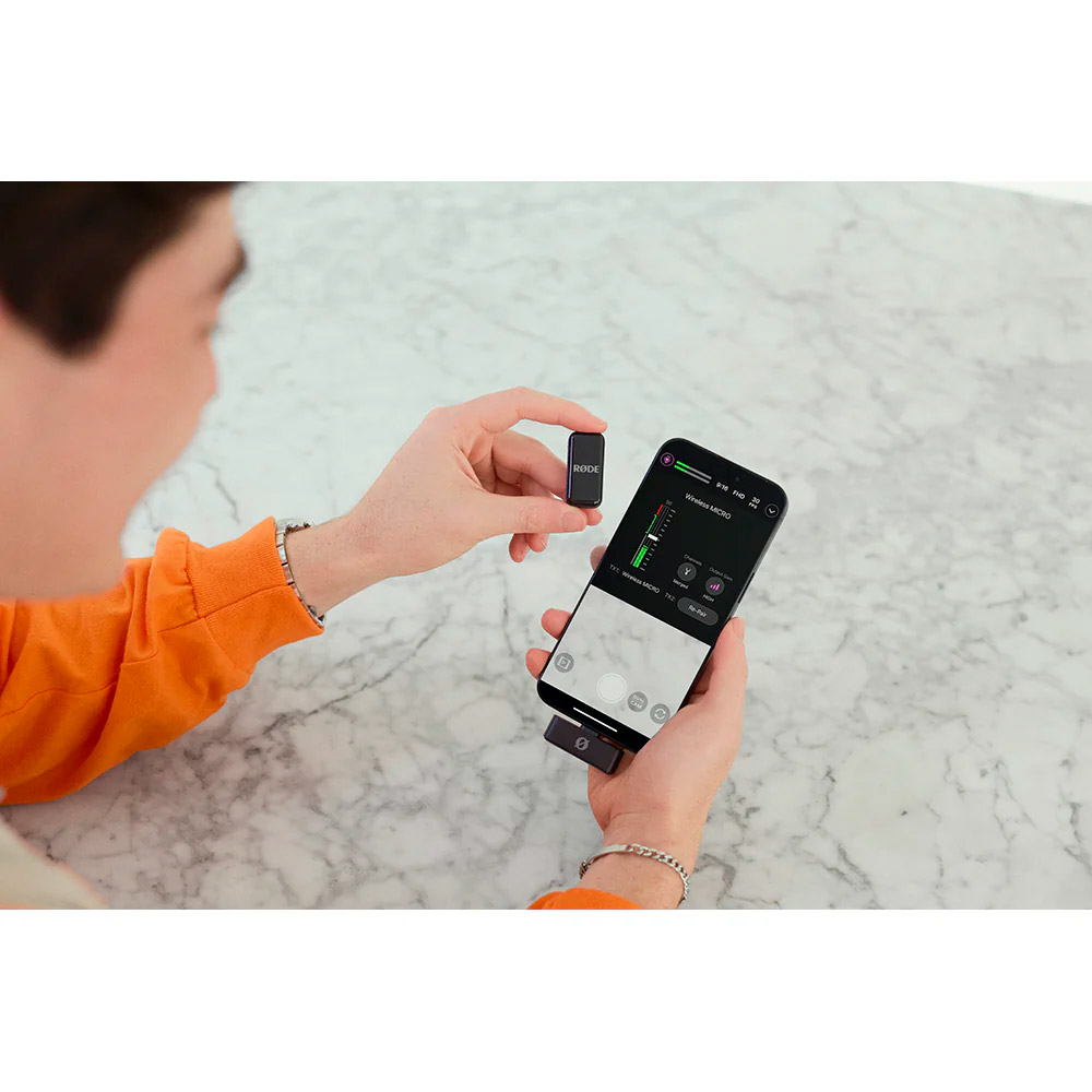 Бездротовий петличний мікрофон RODE Wireless Micro USB-C Black (80046663)