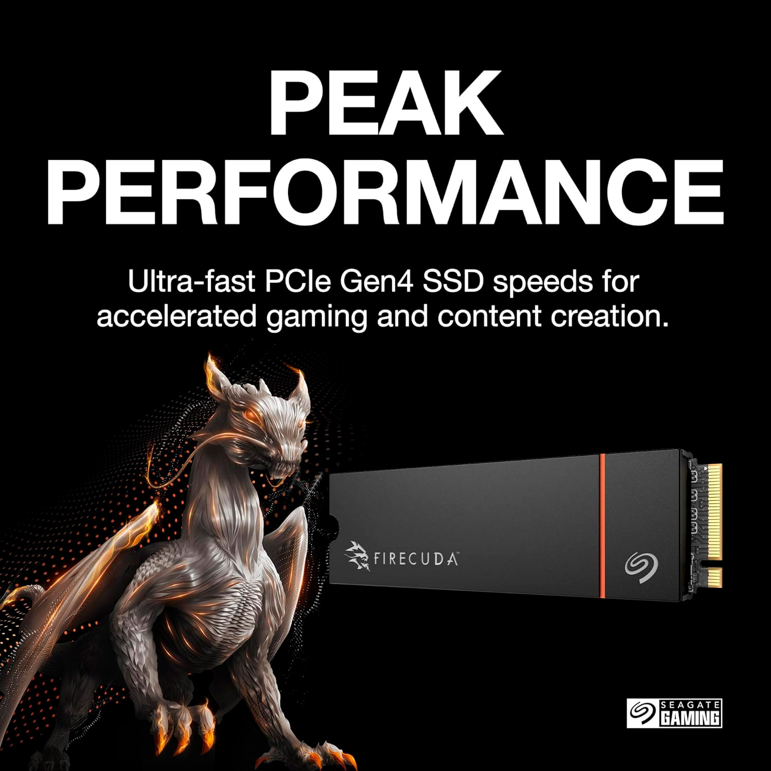 SSD диск SEAGATE FireCuda 530R w/heatsink 4TB M.2 NVMe (ZP4000GM3A073)