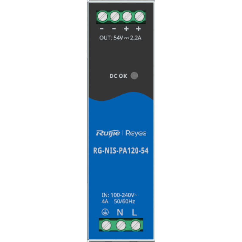 Блок живлення на DIN-рейку RUIJIE RG-NIS-PA120-54