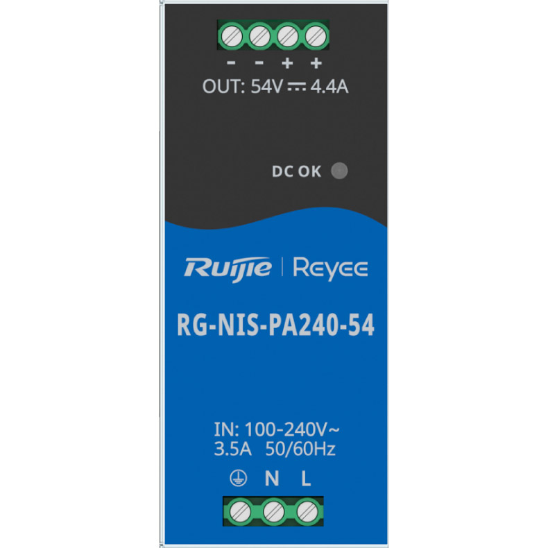 Блок живлення на DIN-рейку RUIJIE RG-NIS-PA240-54